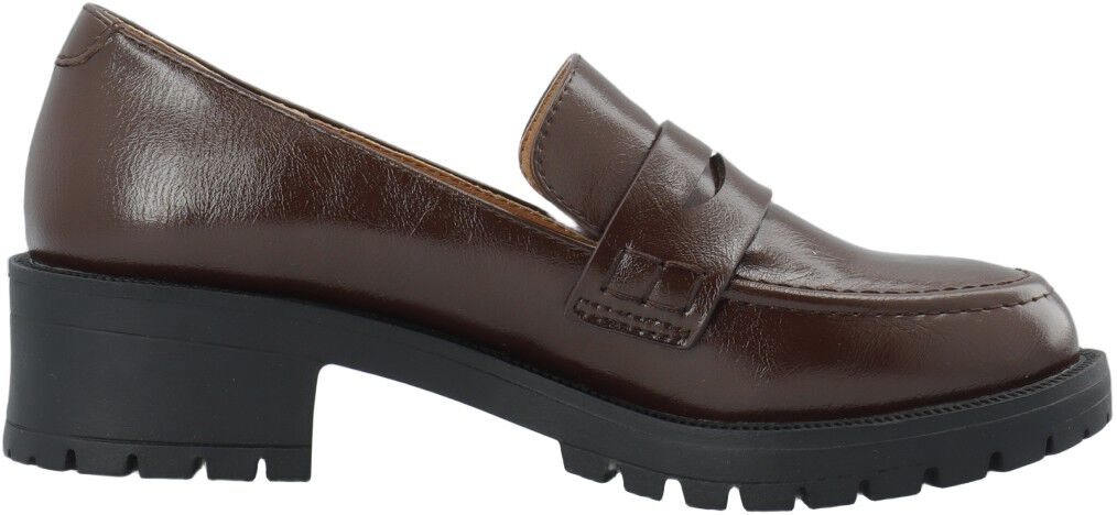 BIAPEARL Simple Penny Loafer Faux Leather