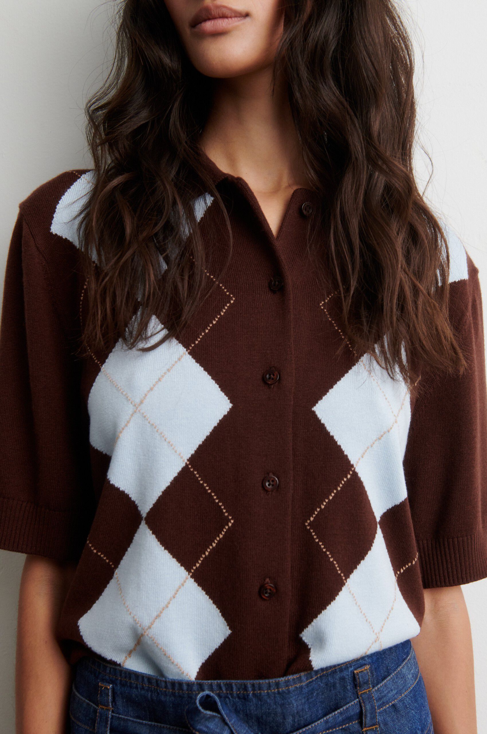 Shailene Merino Blend Knit Cardigan