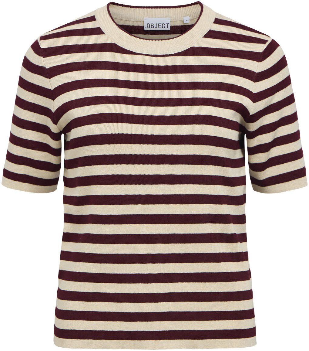 OBJESTER S/S NEW KNIT PULLOVER NOOS