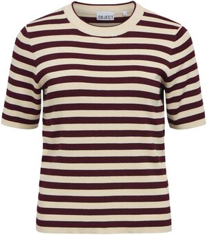 OBJESTER S/S NEW KNIT PULLOVER NOOS