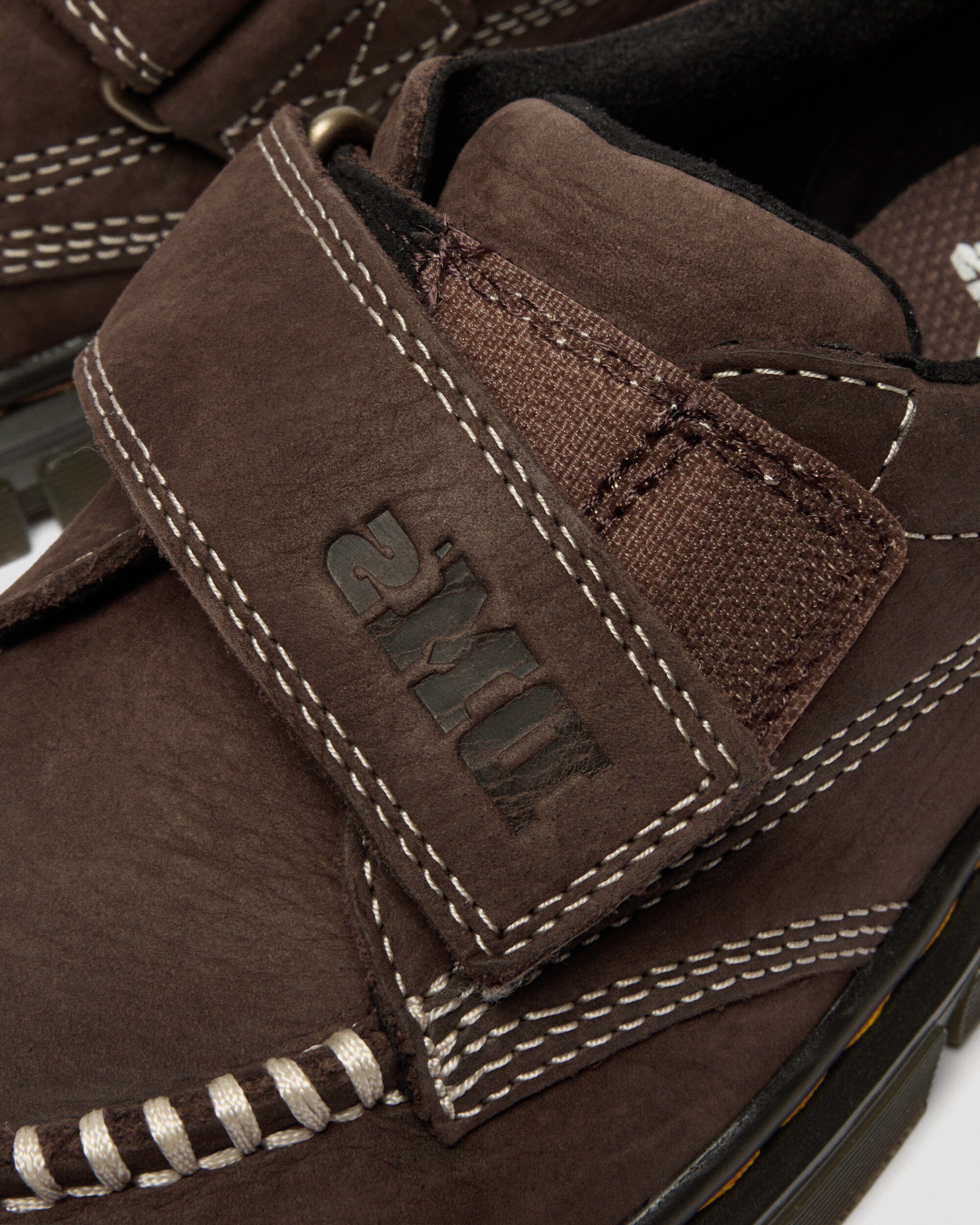 Raffe Mocc Shoe J Dark Brown Tumbled Nubuck