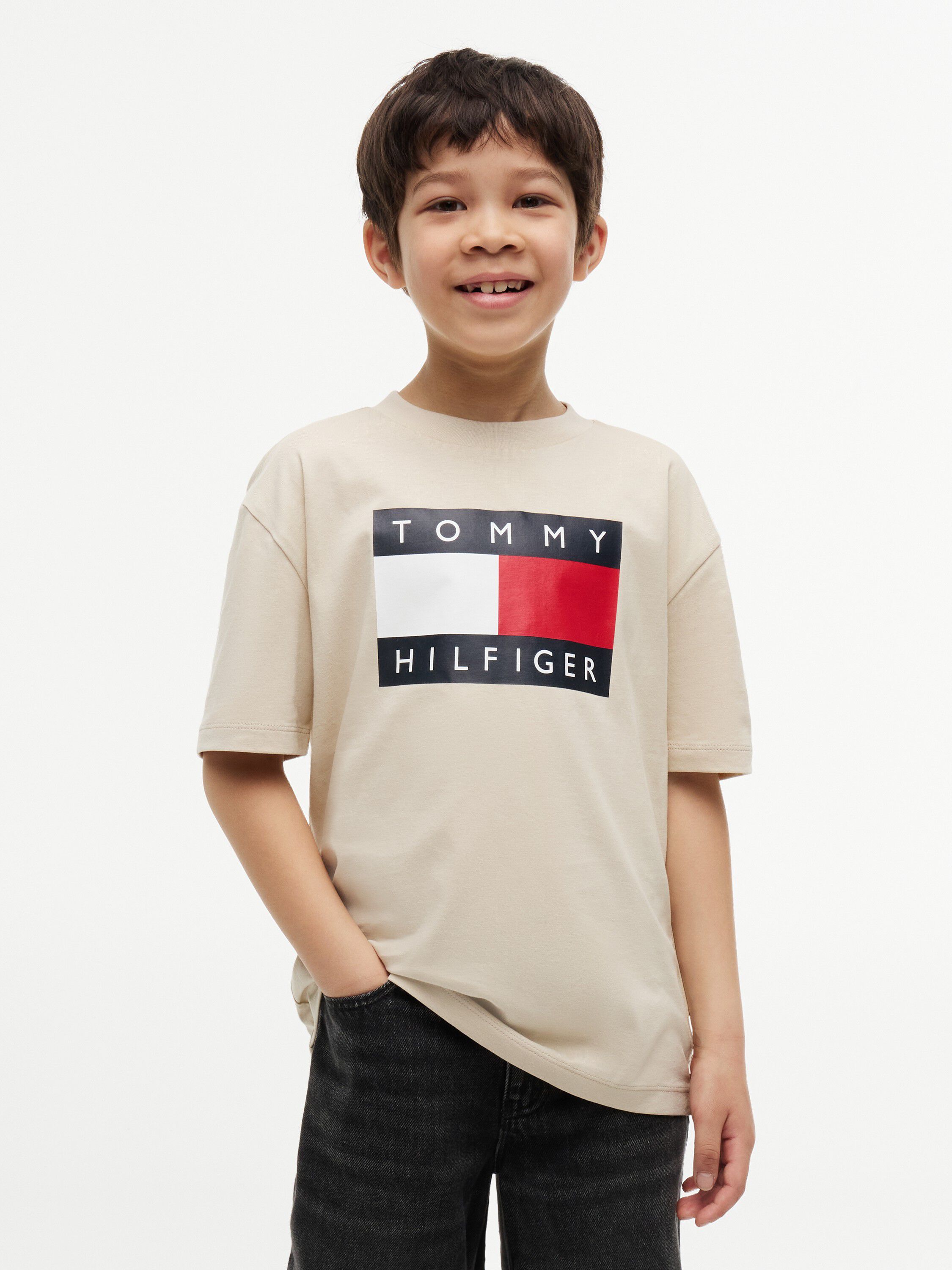 HERITAGE PRINTED FLAG T-SHIRT