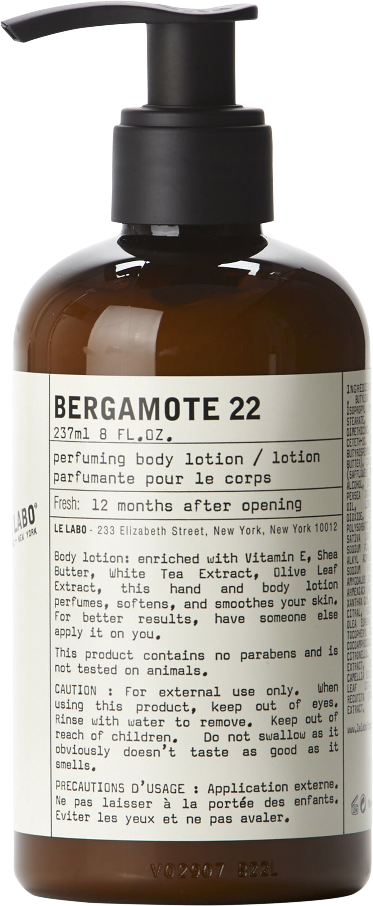 Bergamote 22 Perfuming Body Lotion 237ml