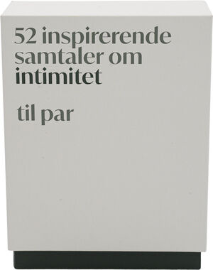 Samtalekort - Intimitet