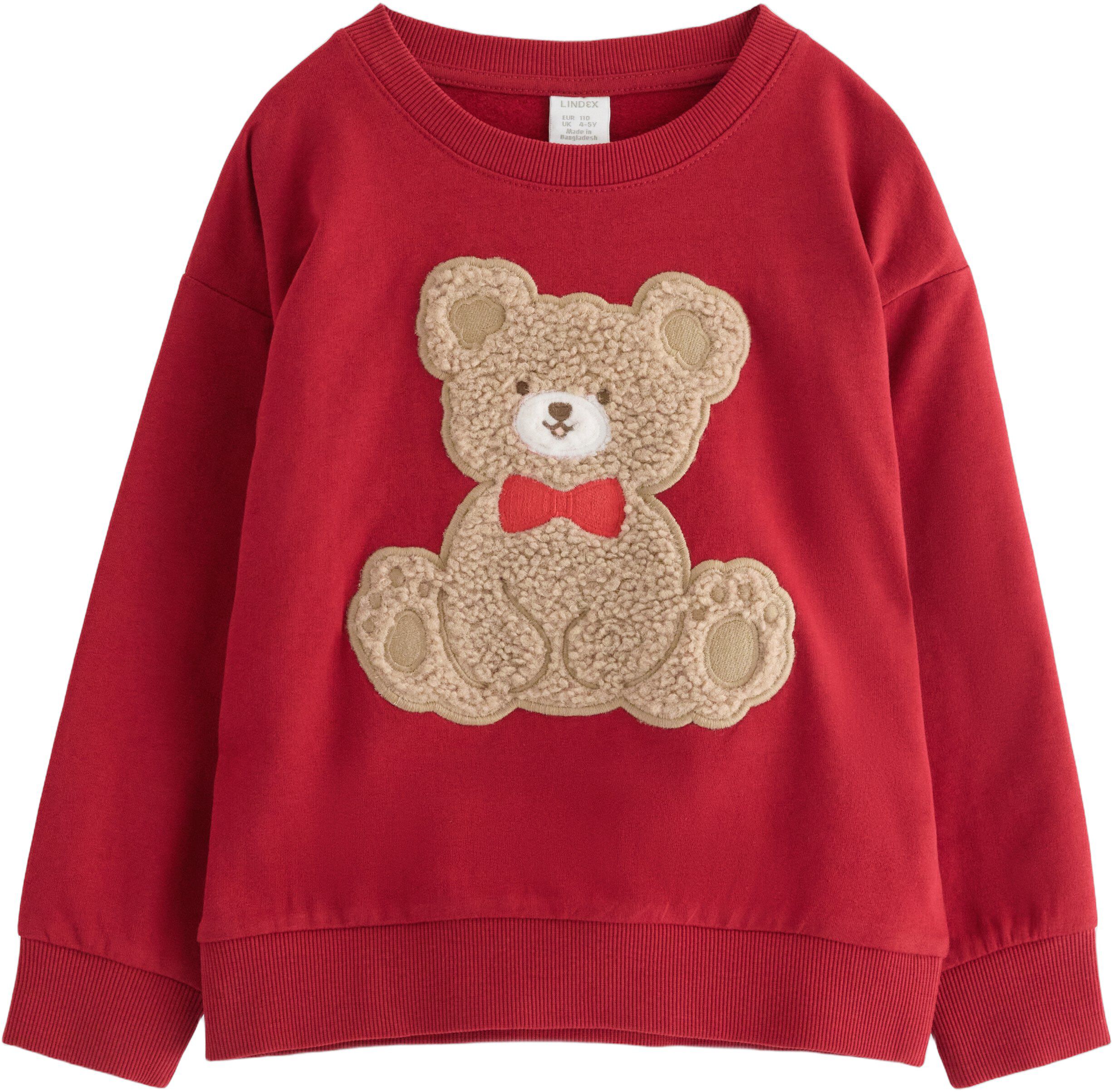 Sweatshirt with a brushed inside an