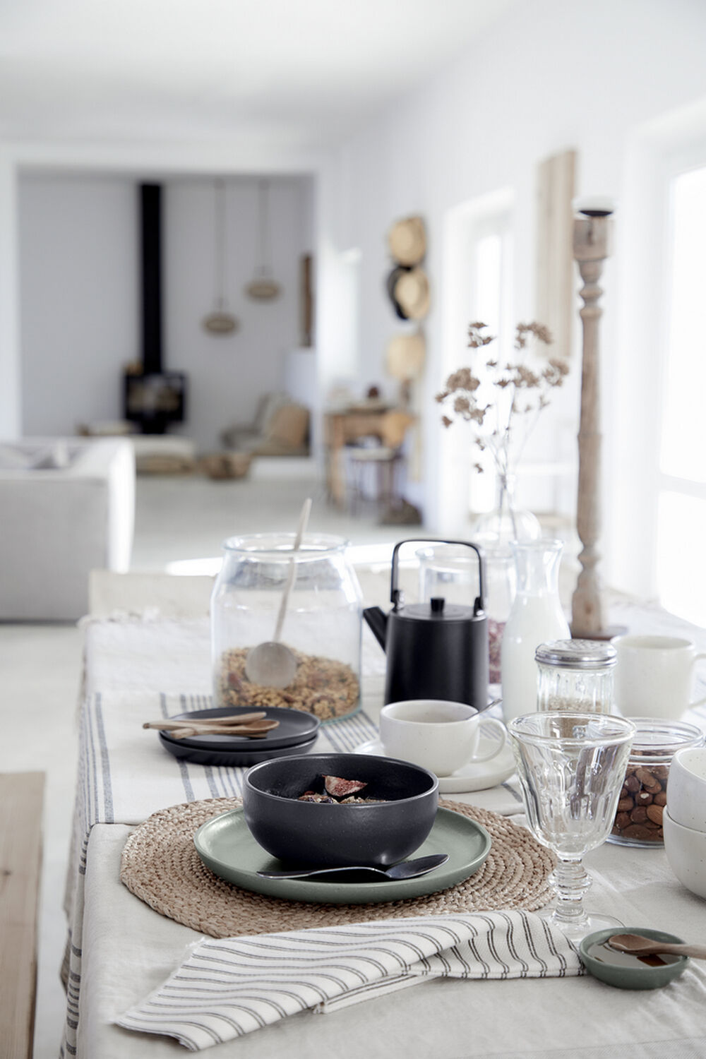 "Tallrik flat Pacifica 27 cm Seed grey Keramik"