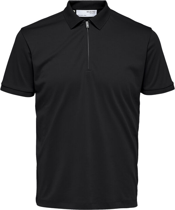 Slhfave Zip Ss Polo Noos
