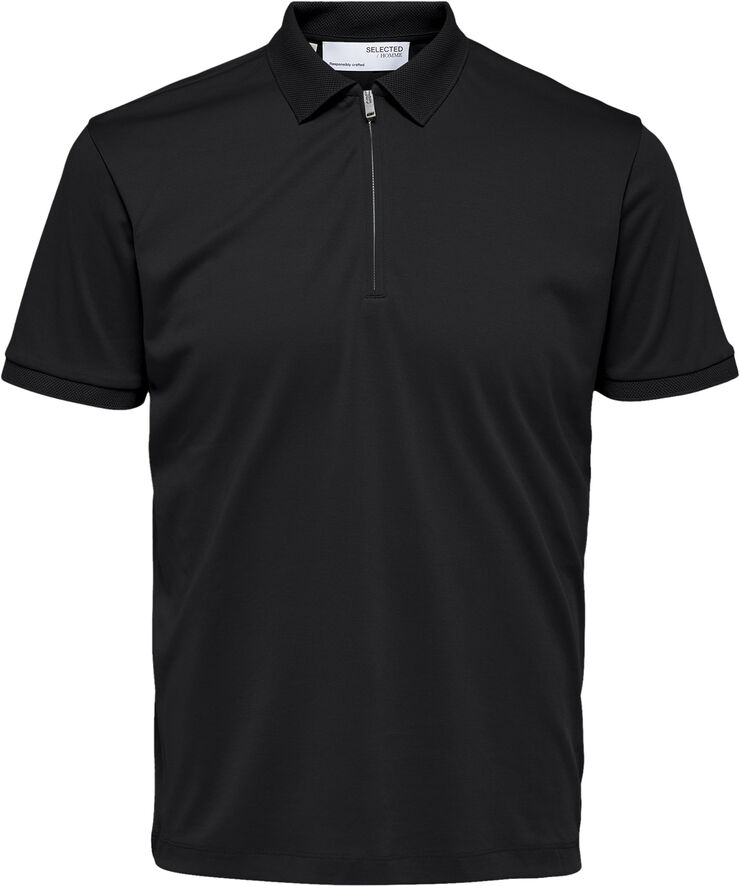 Slhfave Zip Ss Polo Noos