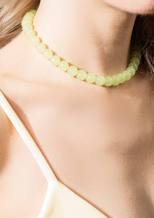 CANDY CORAL PISTACHIO HALSKÆDE