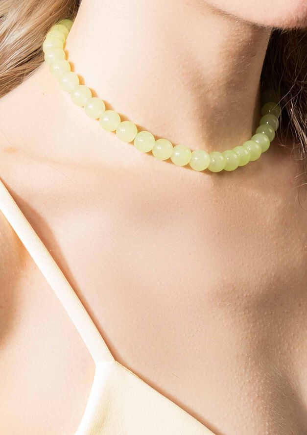 CANDY CORAL PISTACHIO HALSKÆDE