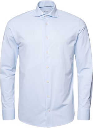 Light Blue Four-Way Stretch Shirt - Contemporary Fit
