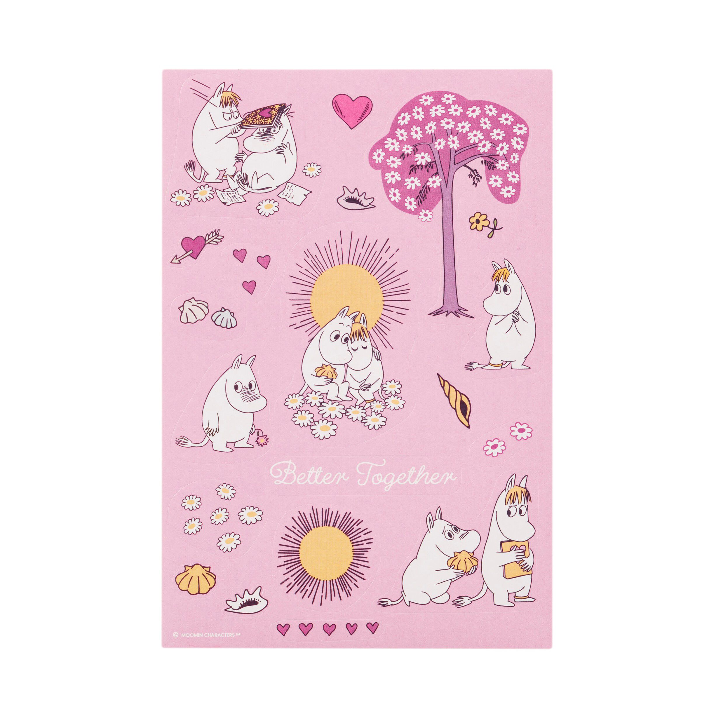Moomin stationery set Sweethearts