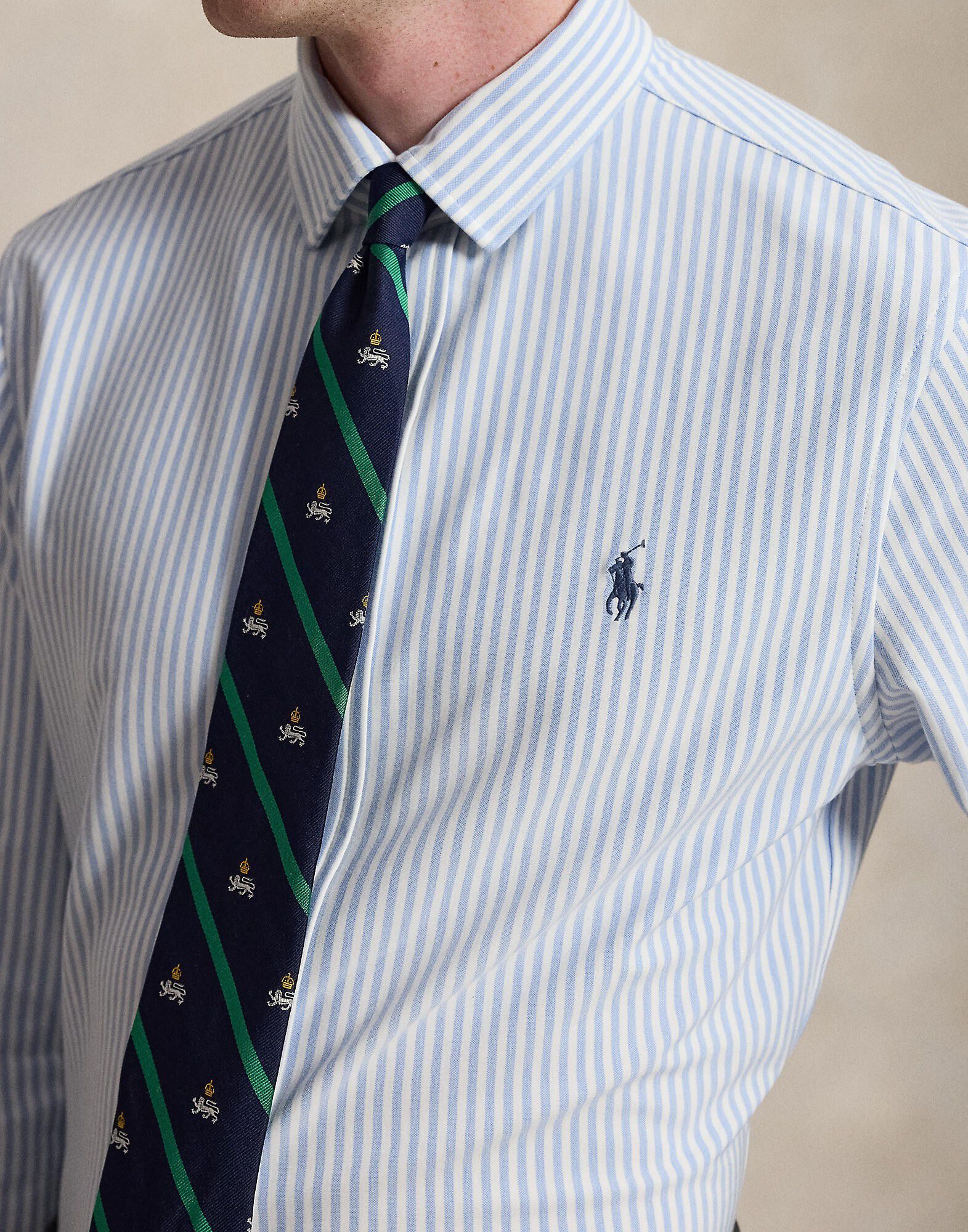 STRCH OXFORD INTRLK-KNT-SHIRT