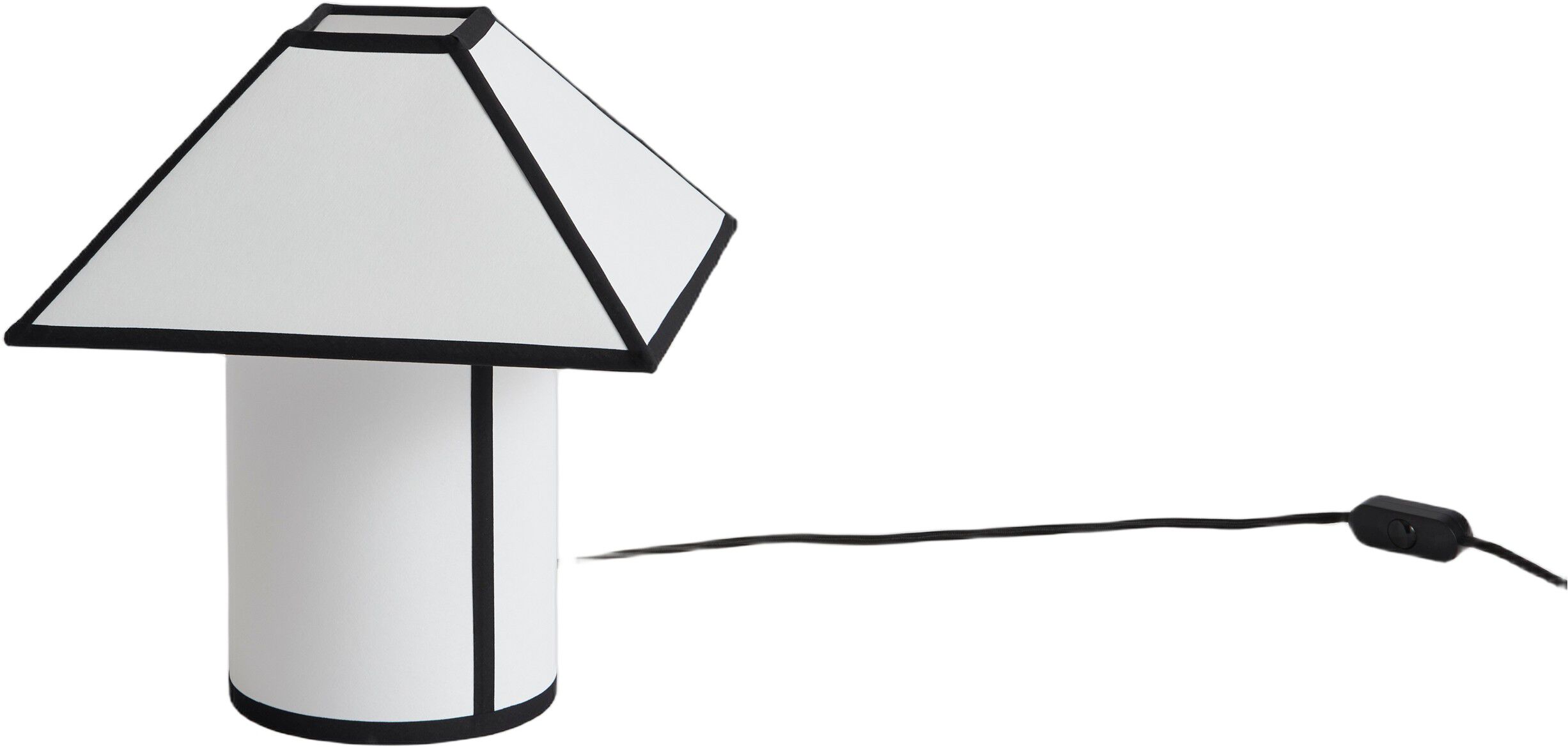 Ava Pyramid Table Lamp-290-White
