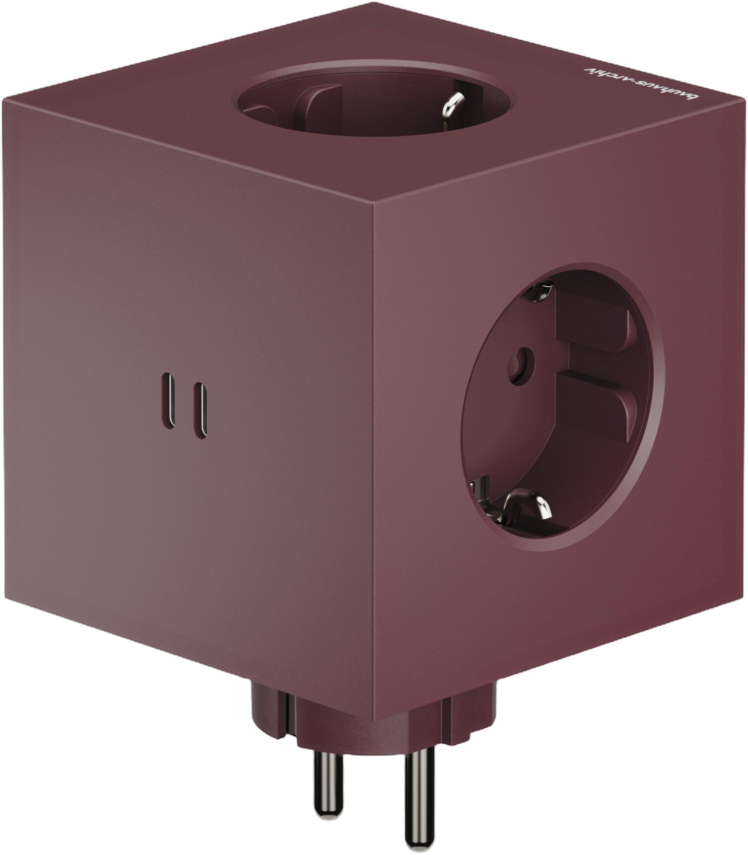 Square 2 - USB-C F Bauhaus EU - Mulberry Red