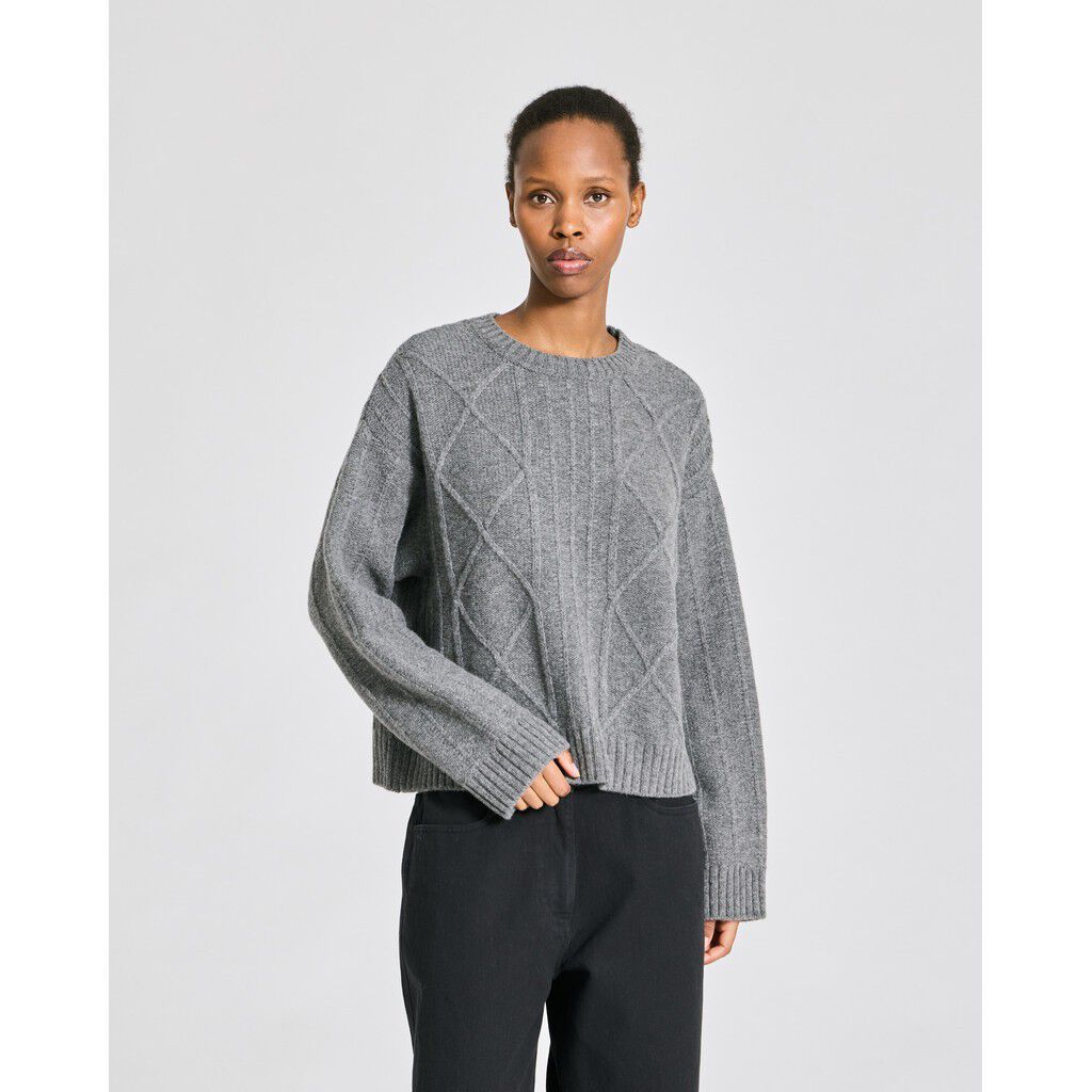 Carina L/S Pullover Lambswool Knit