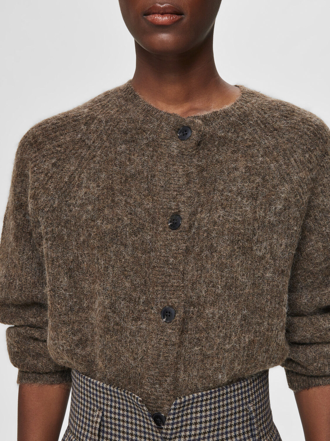 Slflulu Ls Knit Short Cardigan Noos