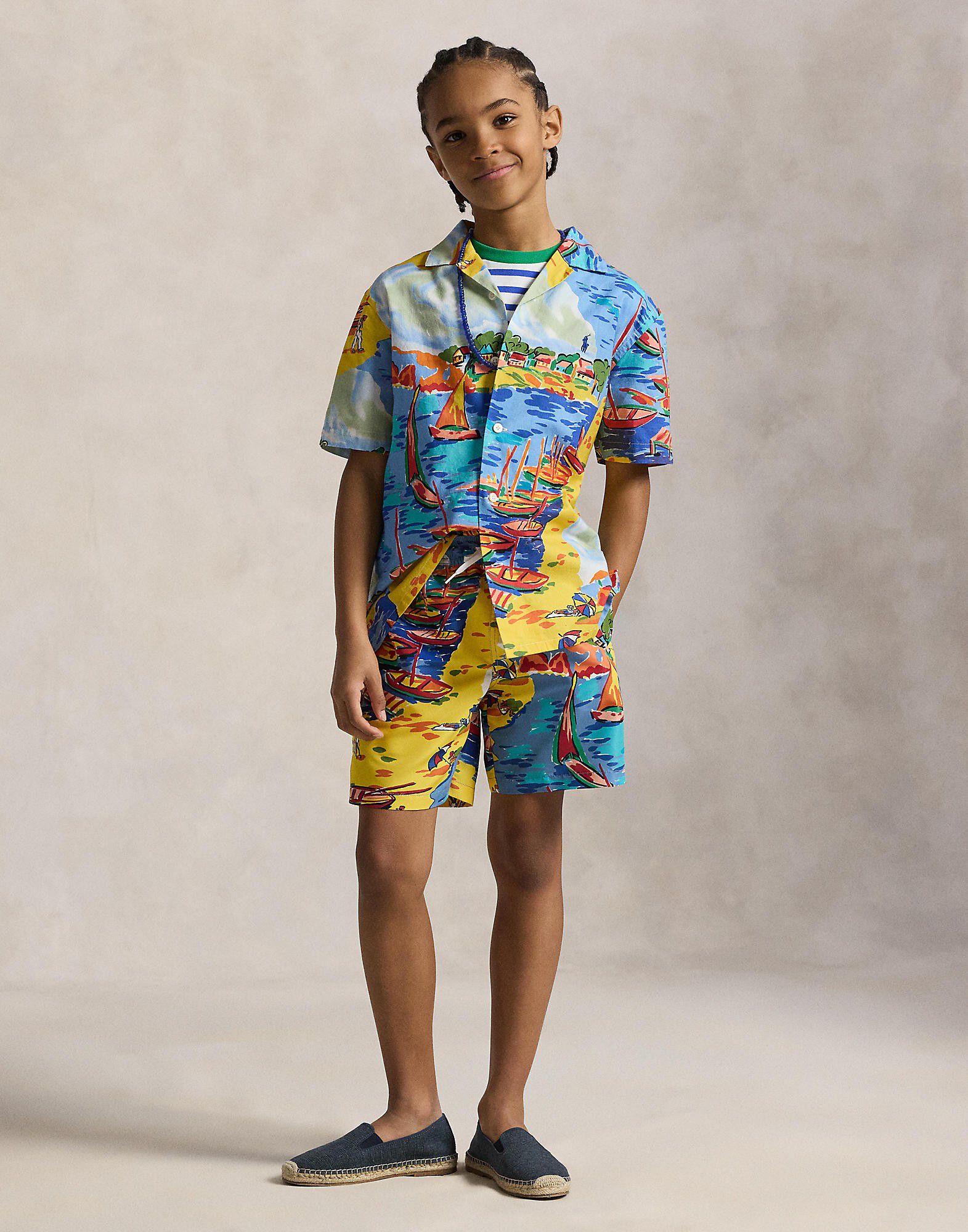 Poplin Andy Camp Shirt