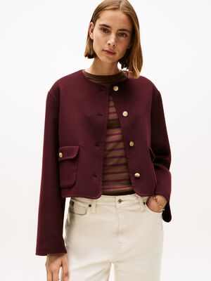 DF WOOL BLEND REG LADY JACKET