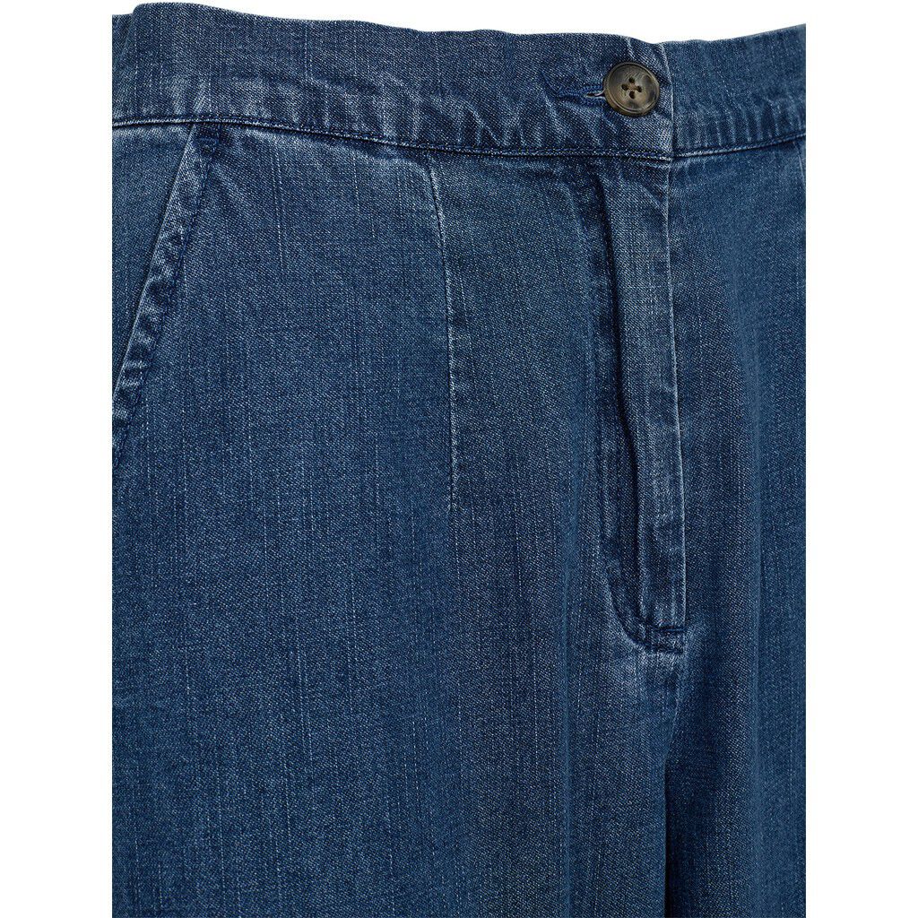 IVY-Malika Casual Pant Mid Blue