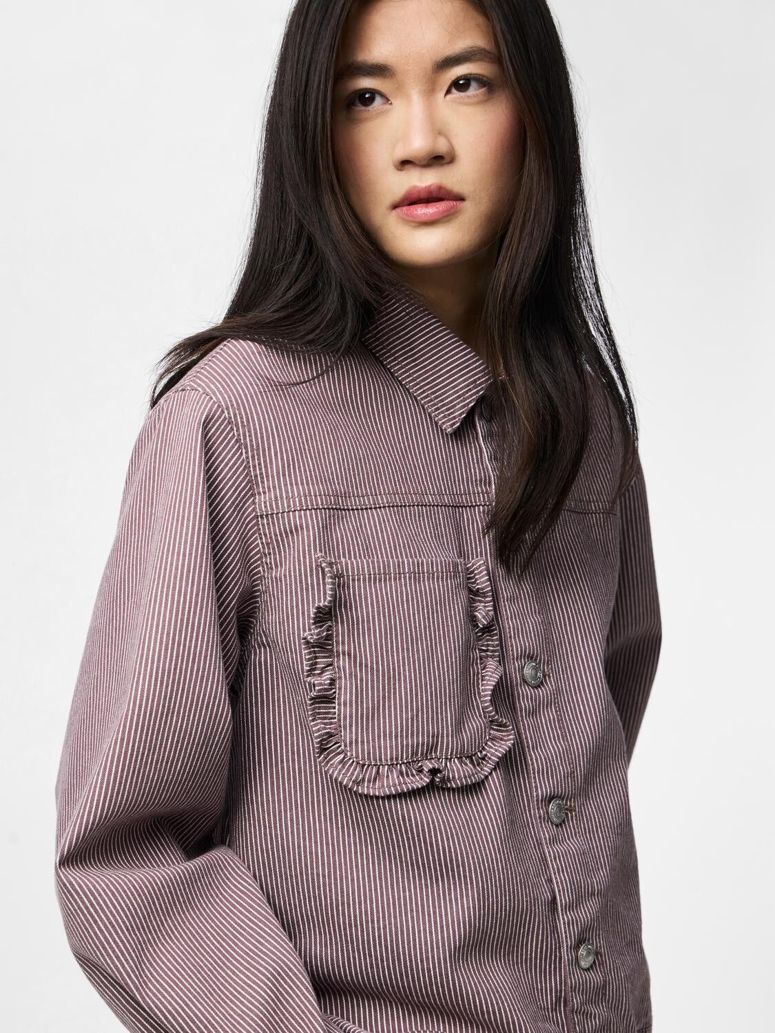 Pcbillo Ls Denim Jacket