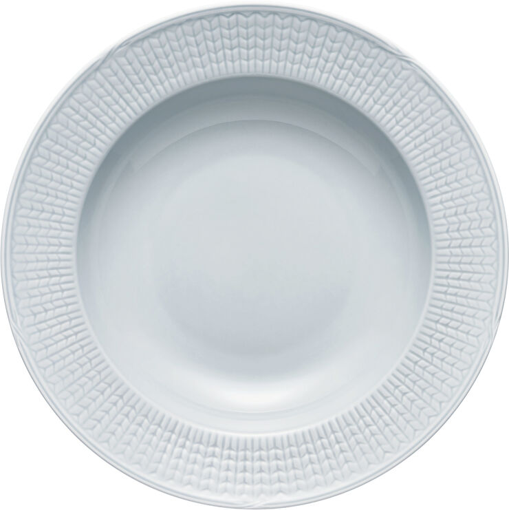 Swedish Grace Dyb Tallerken 25 cm Isblå