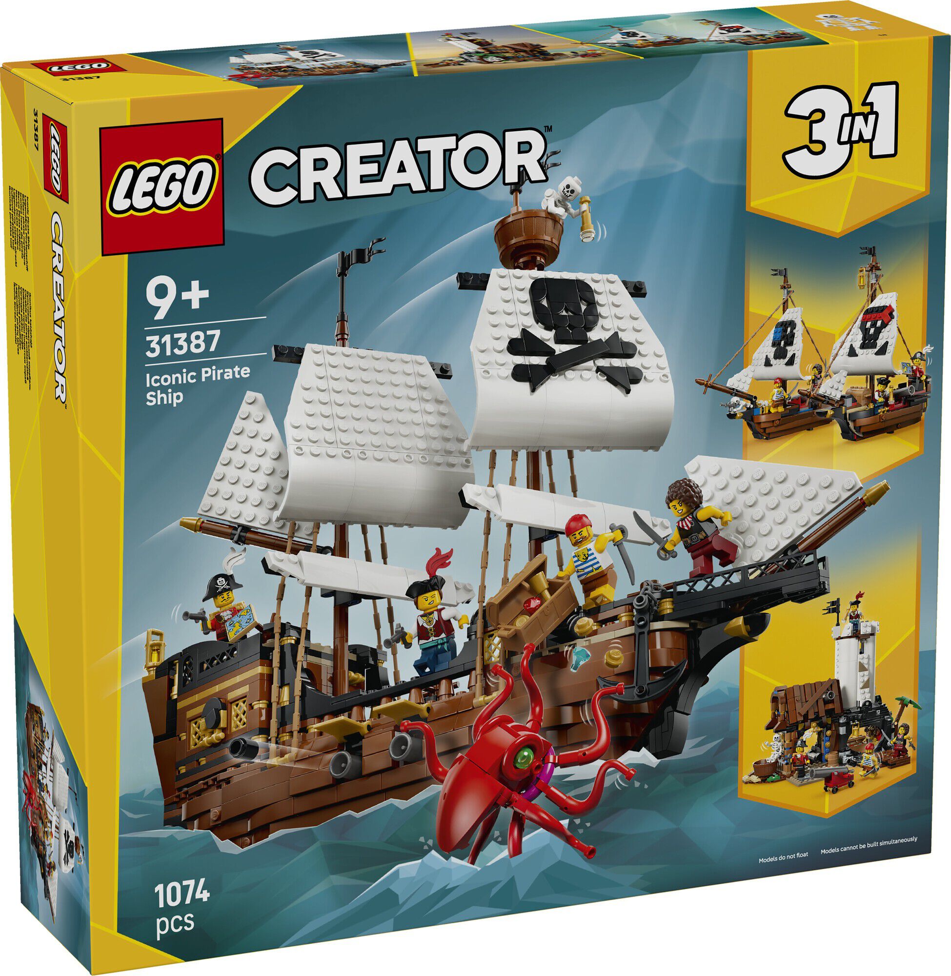 Ikonisk piratskib 31387
