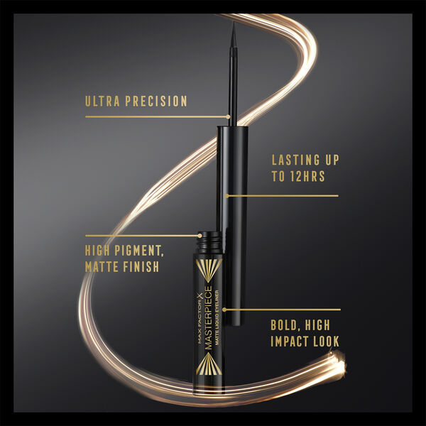 MAX FACTOR Masterpiece Liquid Eyeliner, Black, 2 g