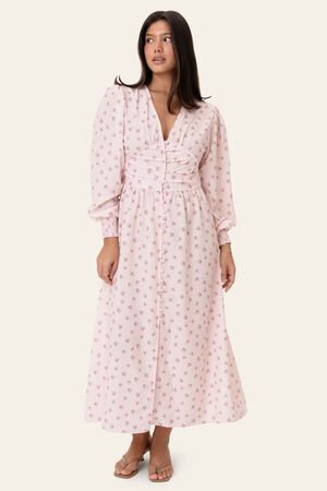 AdelIC Long Dress - Pink