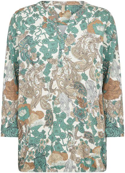 SC-FELICITY AOP 536 Bluse Gr&oslash;n