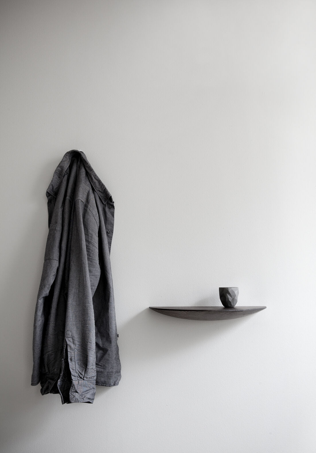 Gridy Fungi Shelf, Small, Dark Oak