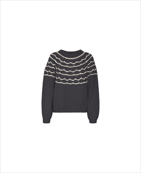 VMCHARMAINE LS O-NECK PULLOVER GA B