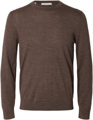 SLHTRAY LS KNIT MERINO CREW NECK NO