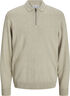 JJEEMIL KNIT POLO HALF ZIP LS NOOS
