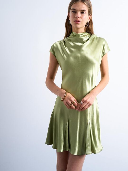 Tsmilla Ss O-Neck Mini Dress Wvn
