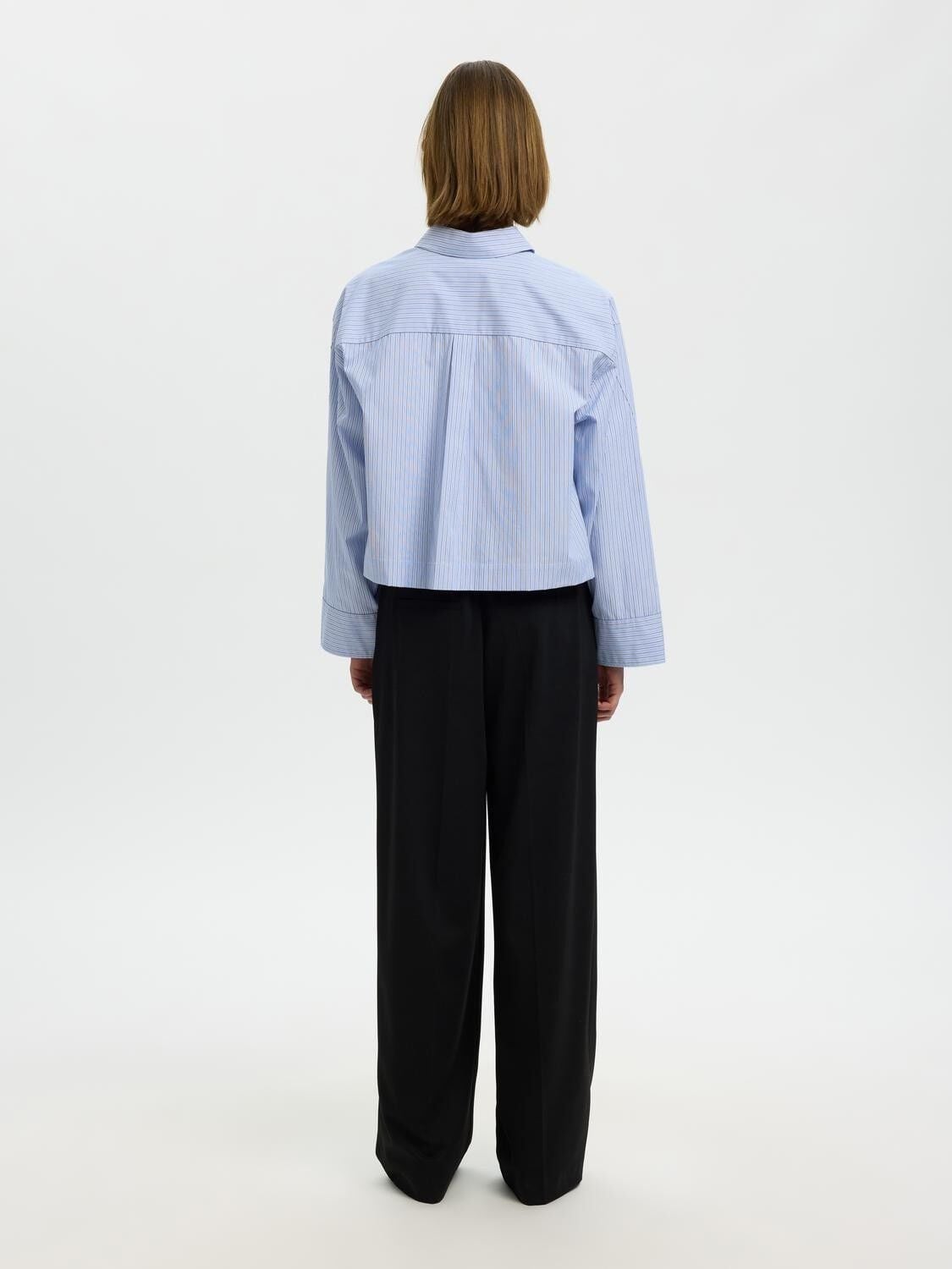 Slwdannie Ls Cropped Boxy Shirt Noos