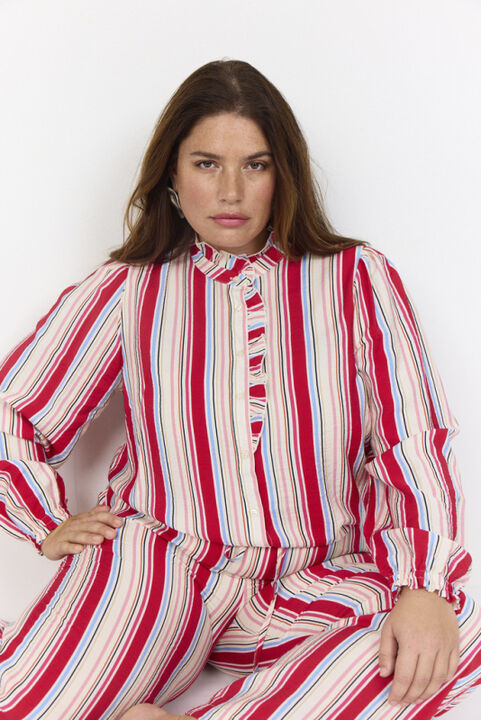 Curvy WA-ADINA 1 Skjorte Rød