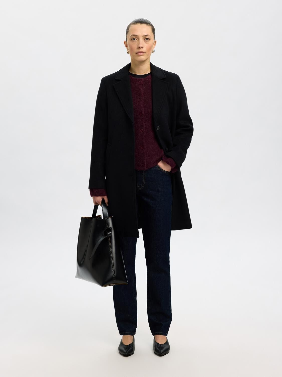 SLFLULU NEW LS KNIT CARDIGAN NOOS