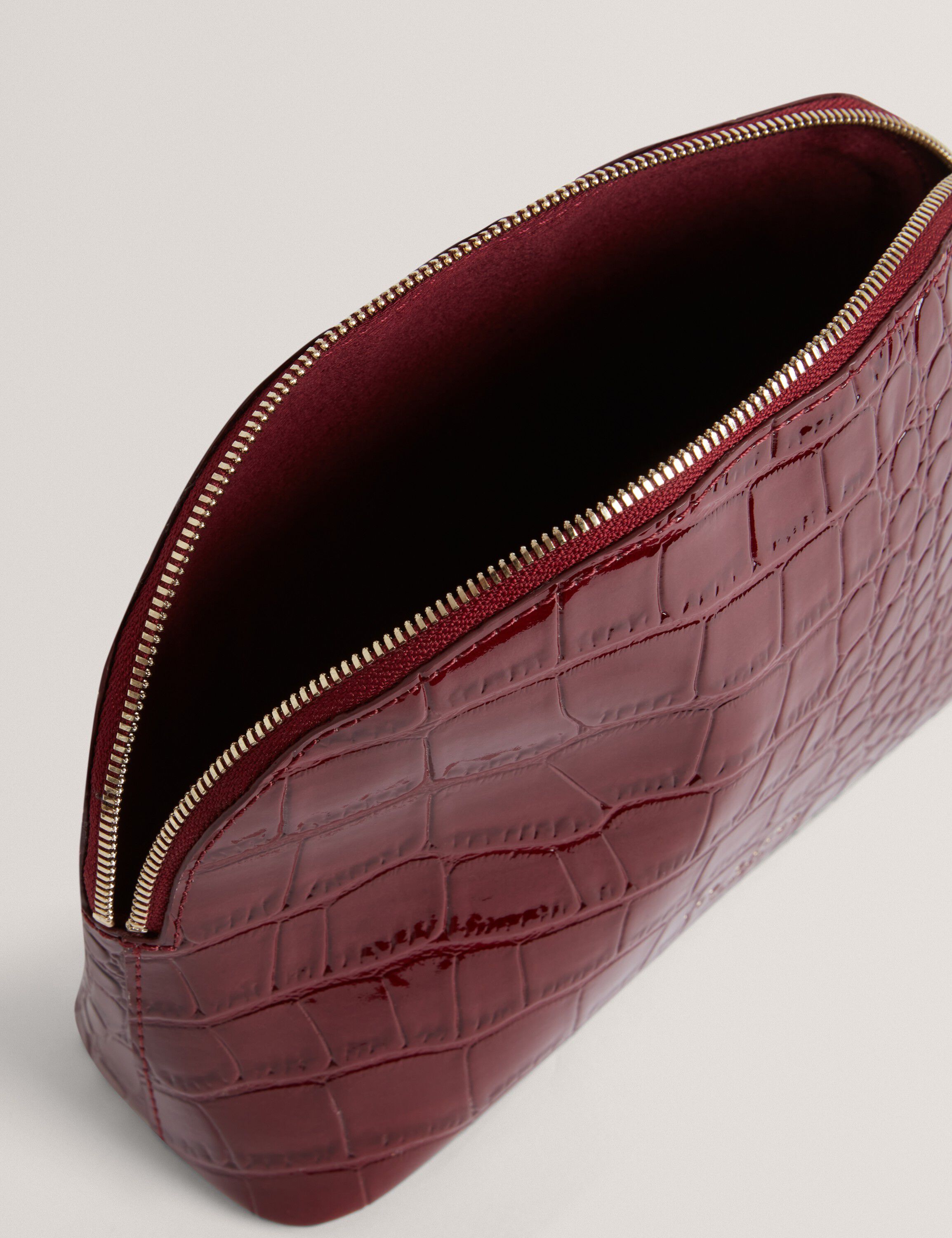 VALMMA Croc Effect Small Washbag