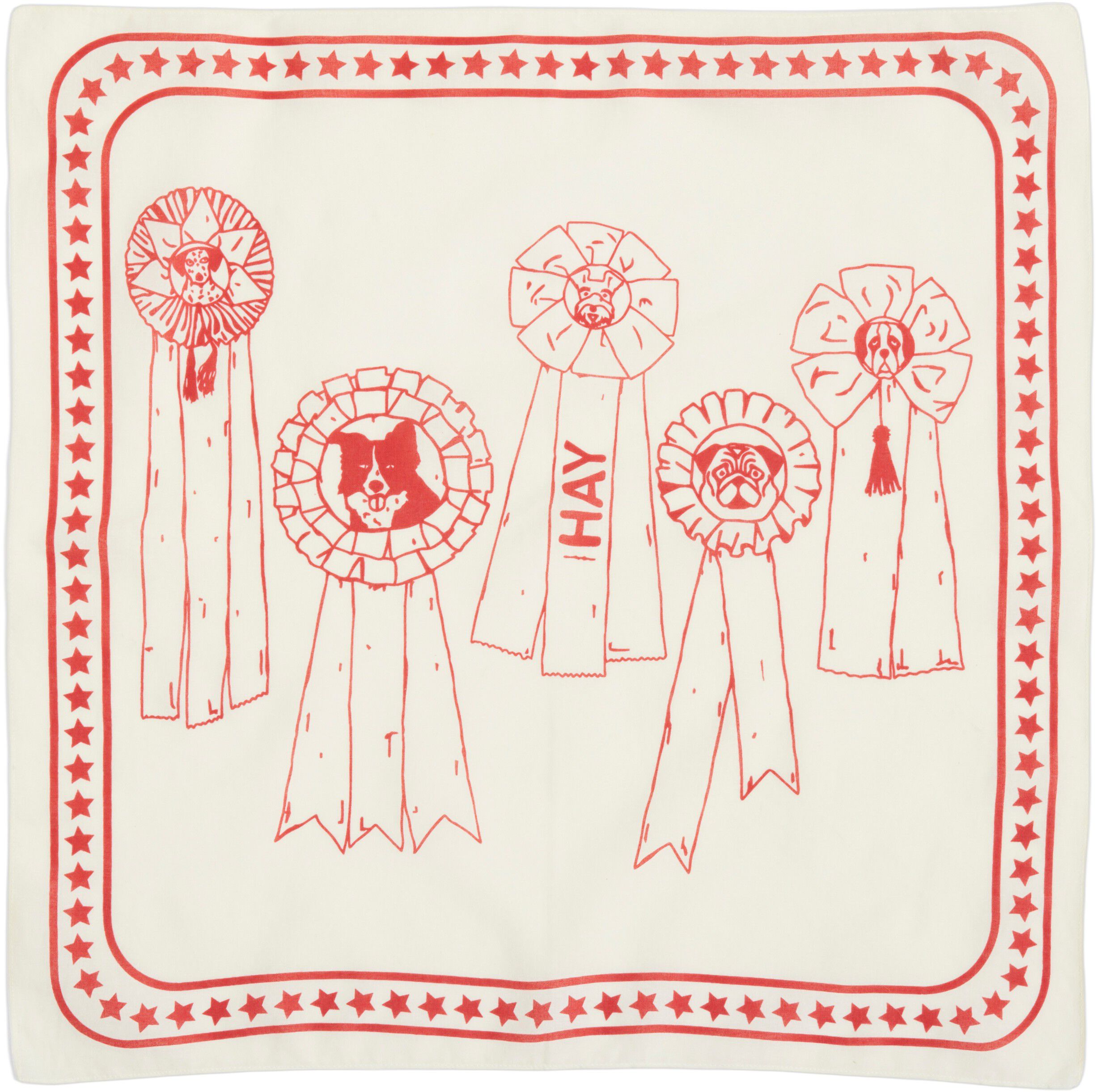 HAY Dogs Scarf Recycled-55 x 55-O