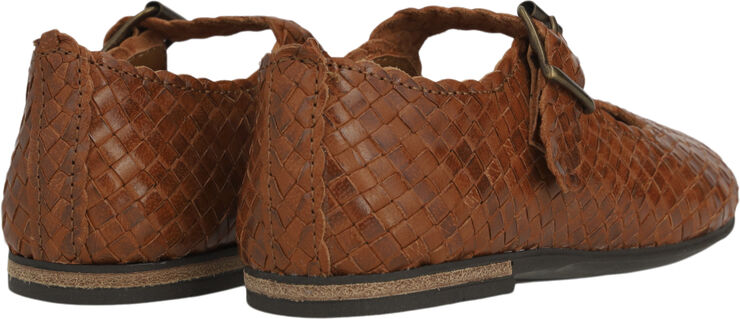 Håndflettet Mary Jane ballerina