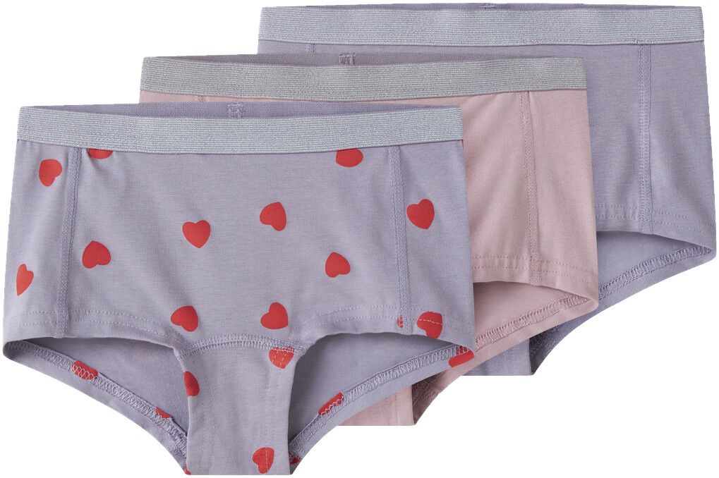 Nkfhipster 3P Lavender Hearts Noos