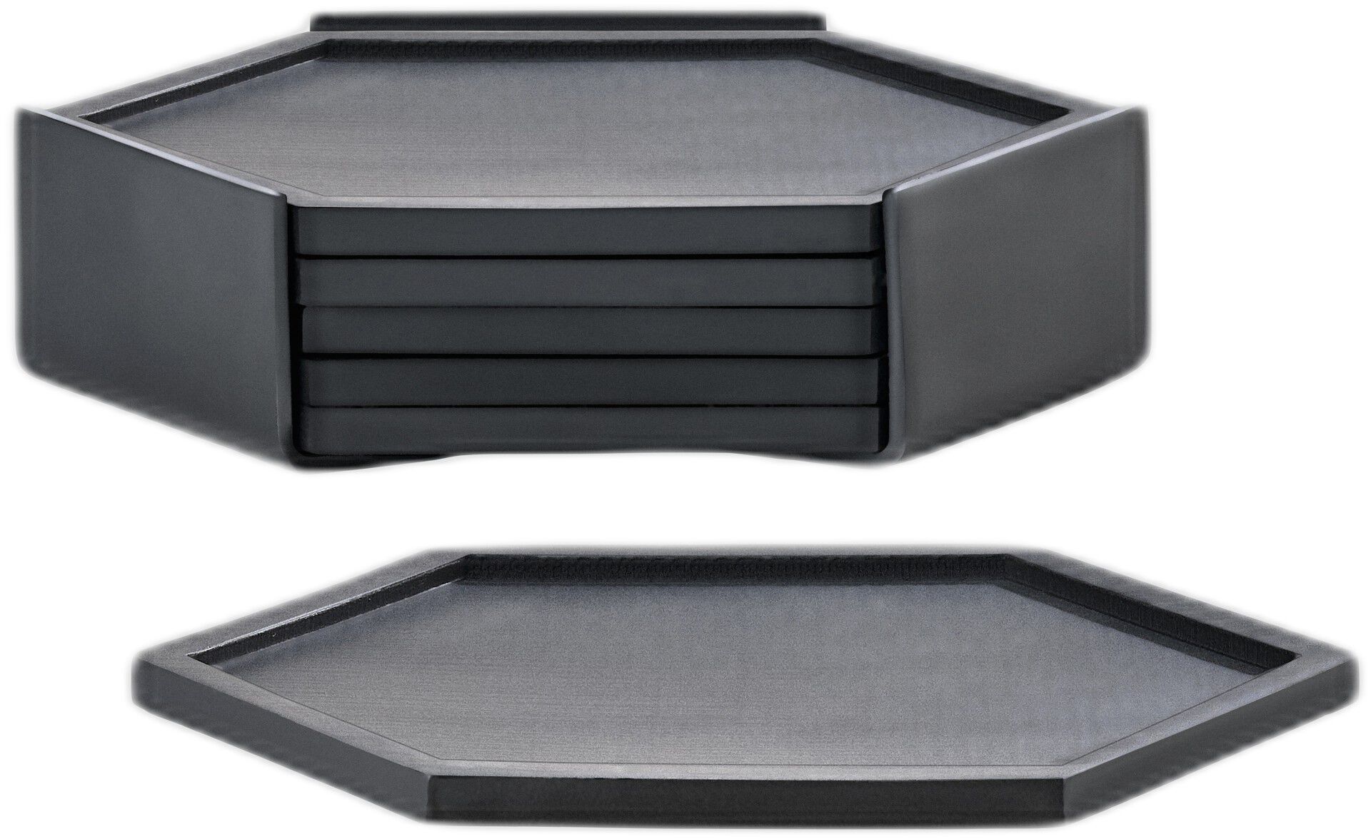 Glassbrikker Bold 6 stk. Black