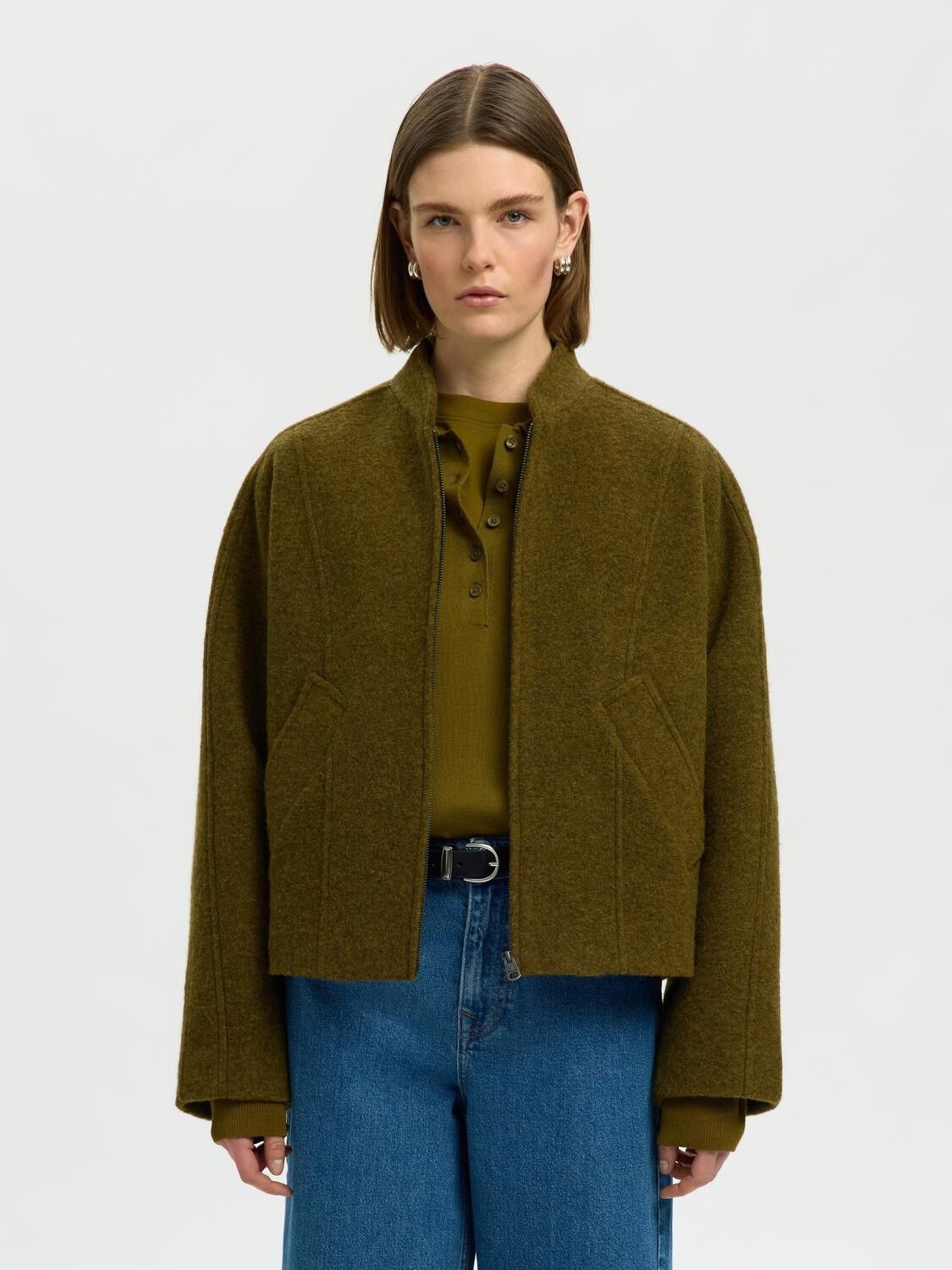 Slwjacqueline Wool Blend Jacket Noos