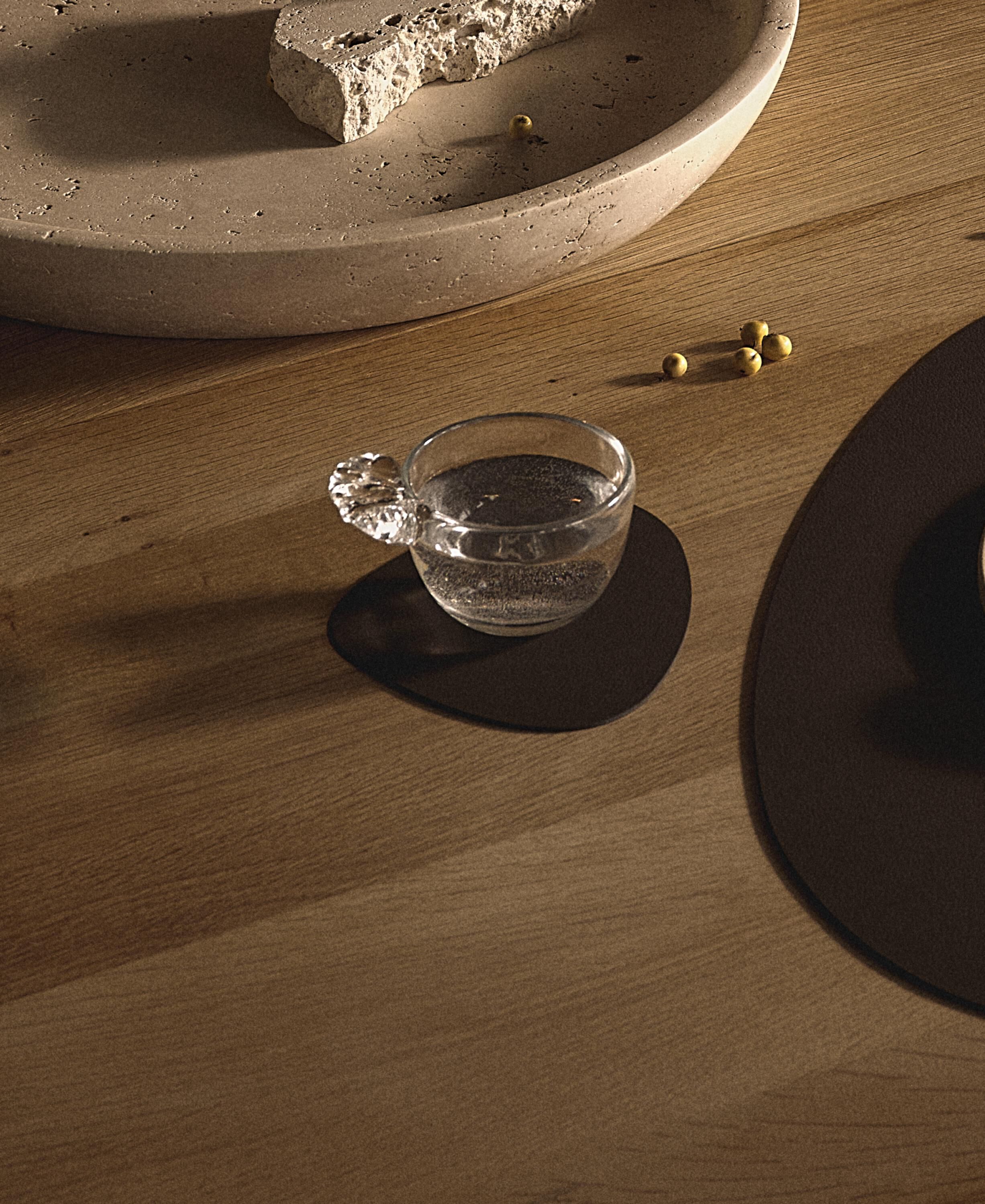 Glass Mat Curve Nupo Hazel