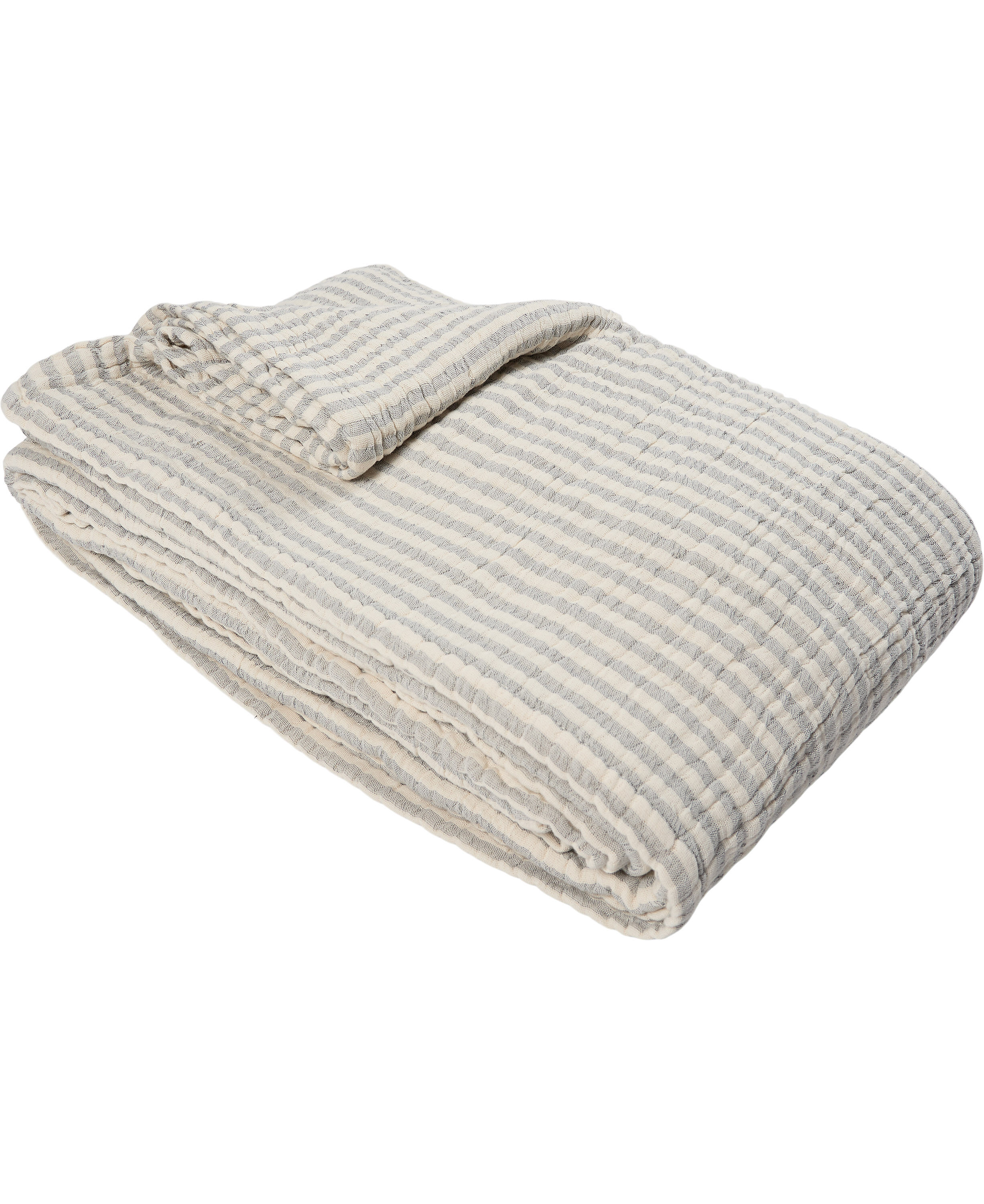 Stripe bedspread 1800x260cm blue stiripe