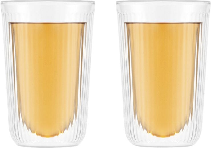 2 stk. dobbeltvægget glas 0,25 l
