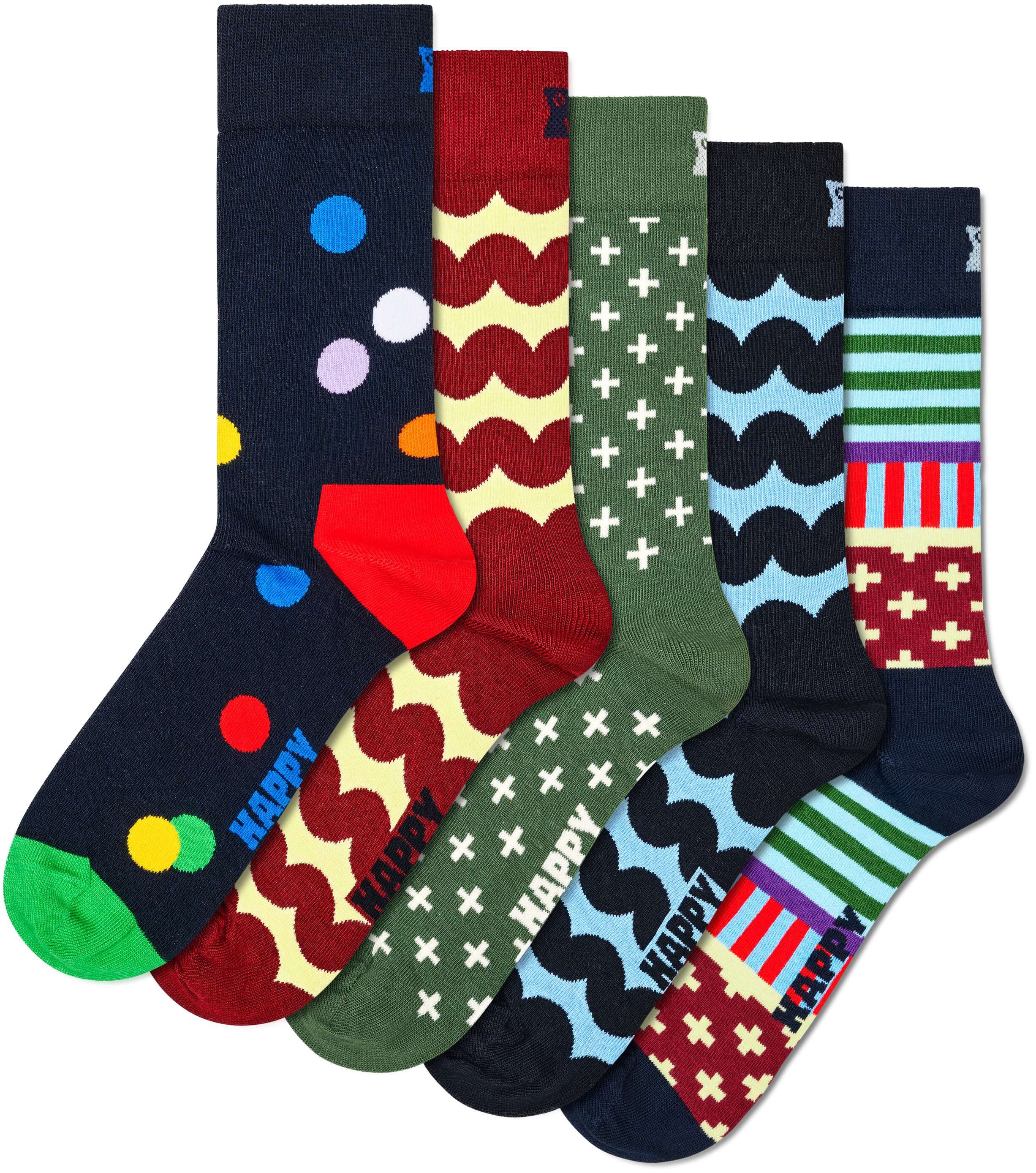 5-Pack Graphic Socks