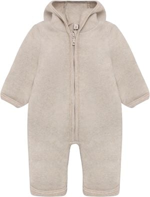 Pram Suit Ears Wool Fleece