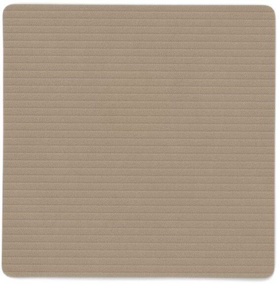 Glass Mat Square Corduroy Clay Brown